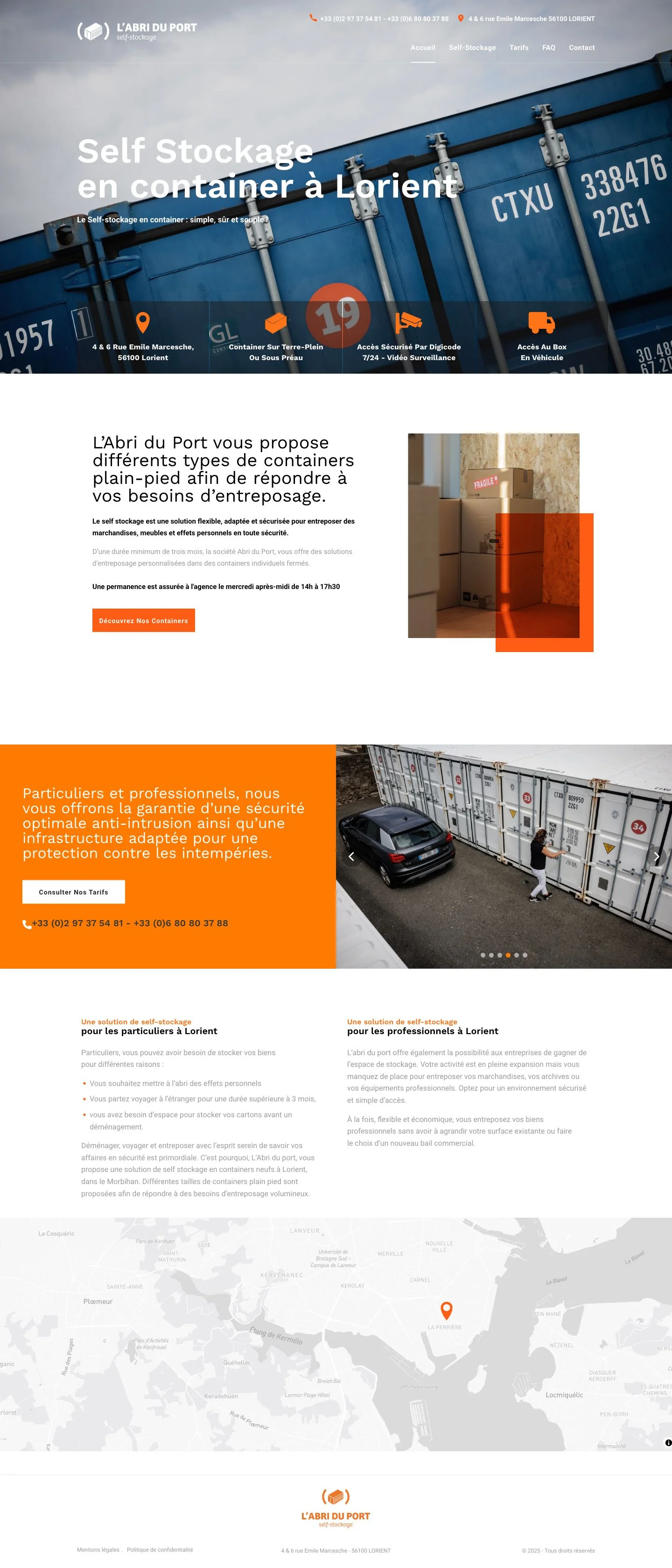 Aperçu du projet Abri du Port
