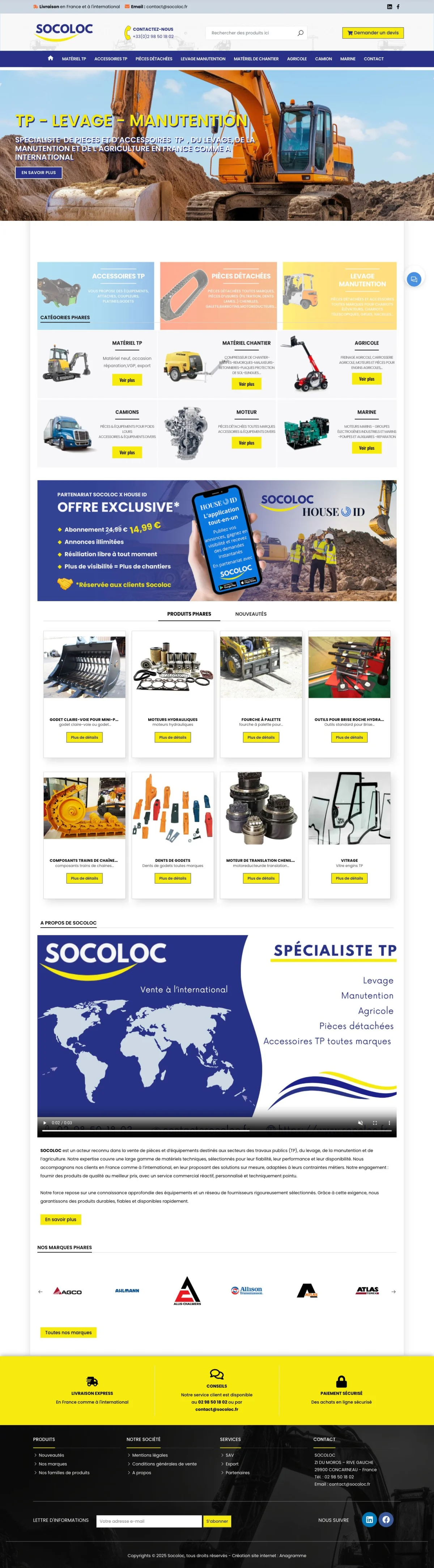 Aperçu du projet Socoloc