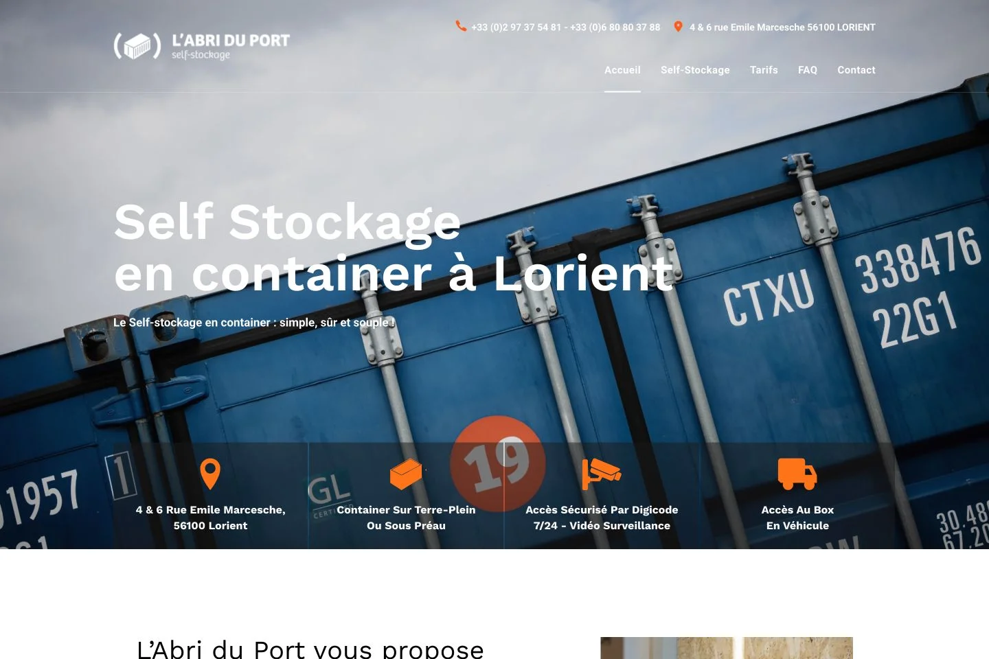 Abri du Port sur ordinateur