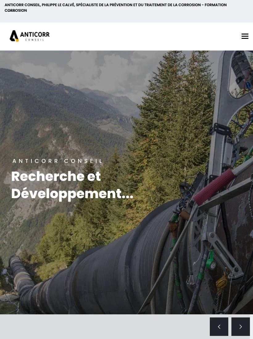 Anticorr Conseil sur tablette