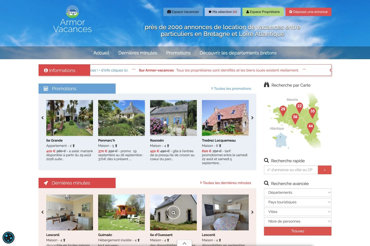 Armor Vacances sur ordinateur