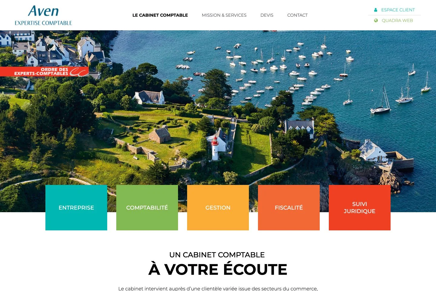 Aven Expertise Comptable sur ordinateur