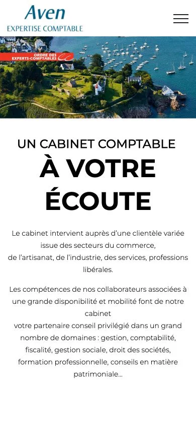 Aven Expertise Comptable sur smartphone