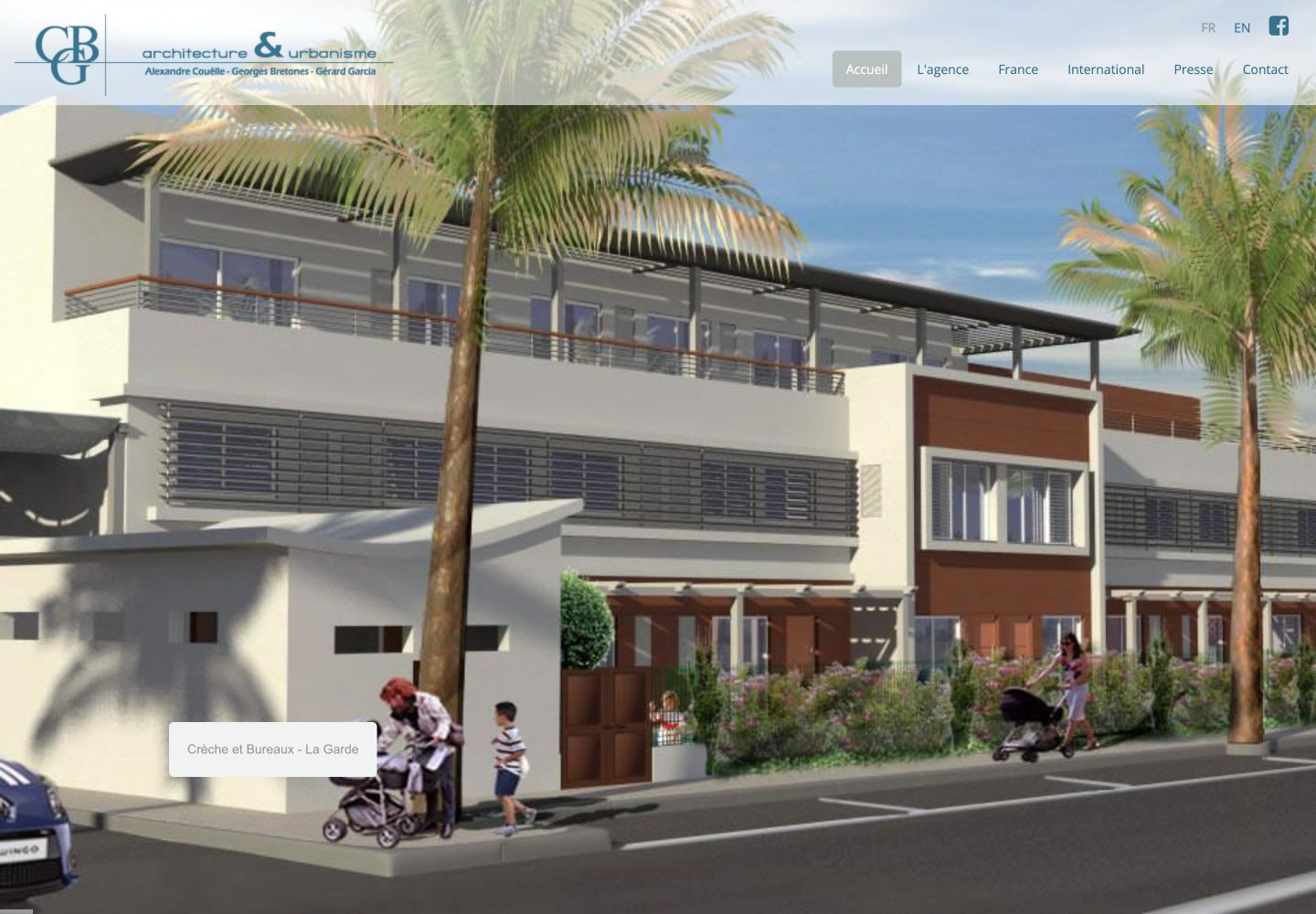 CBG Architecture sur ordinateur