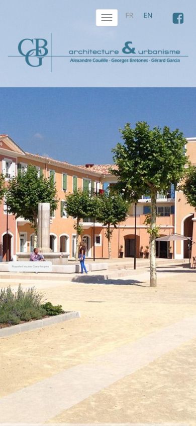 CBG Architecture sur smartphone
