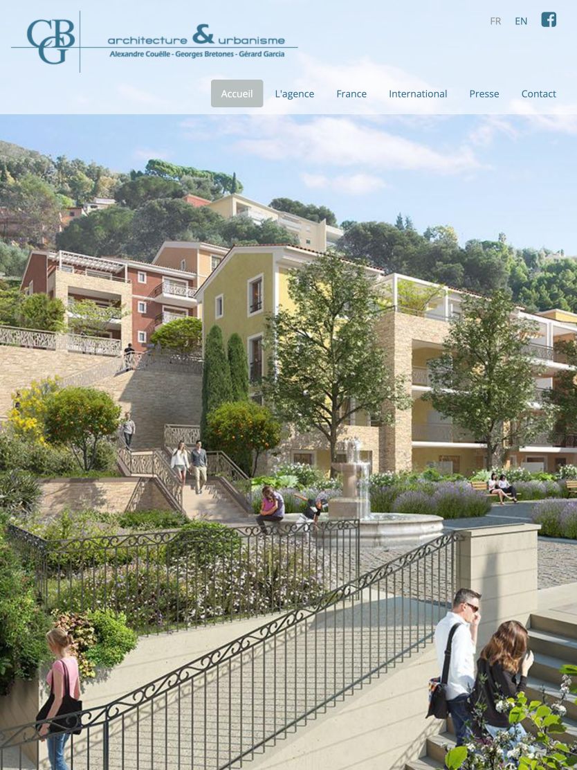 CBG Architecture sur tablette