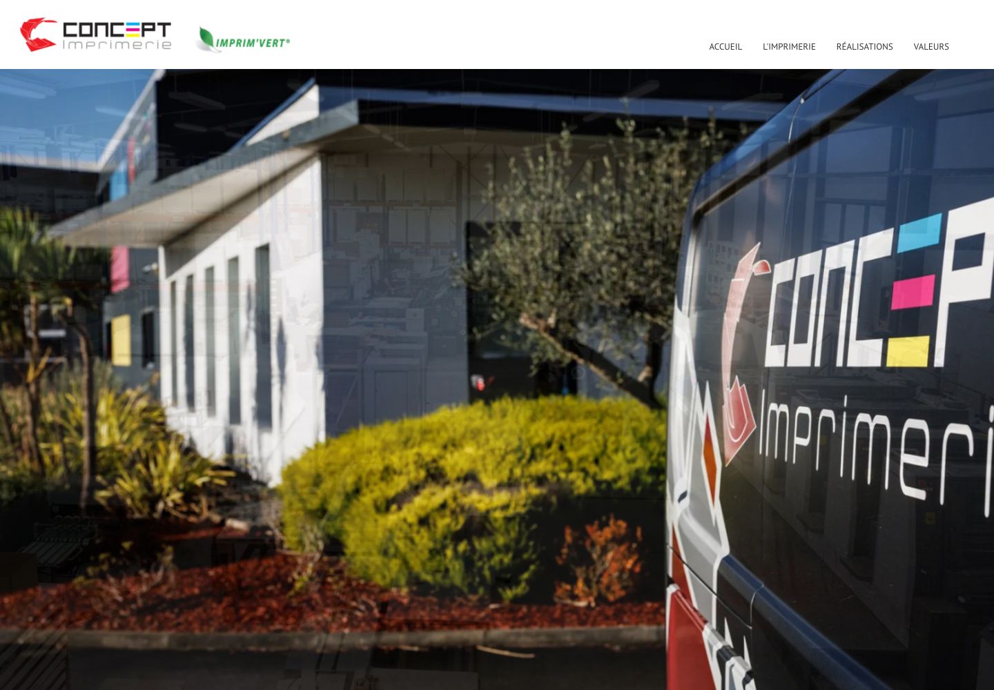Concept Imprimerie sur ordinateur
