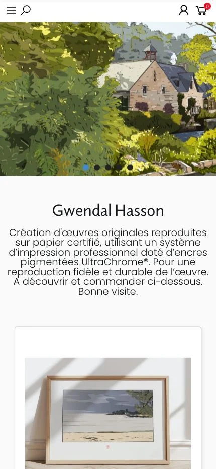 Gwendal Hasson sur smartphone