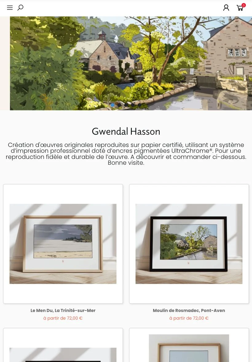 Gwendal Hasson sur tablette