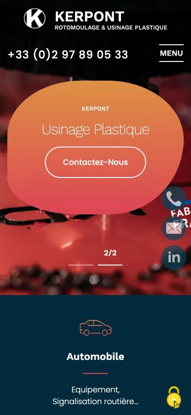 Kerpont sur smartphone
