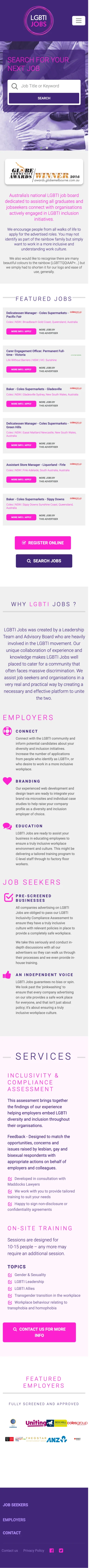 LGBTI Jobs sur smartphone