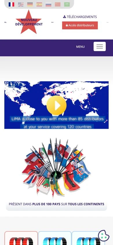 Lima France sur smartphone