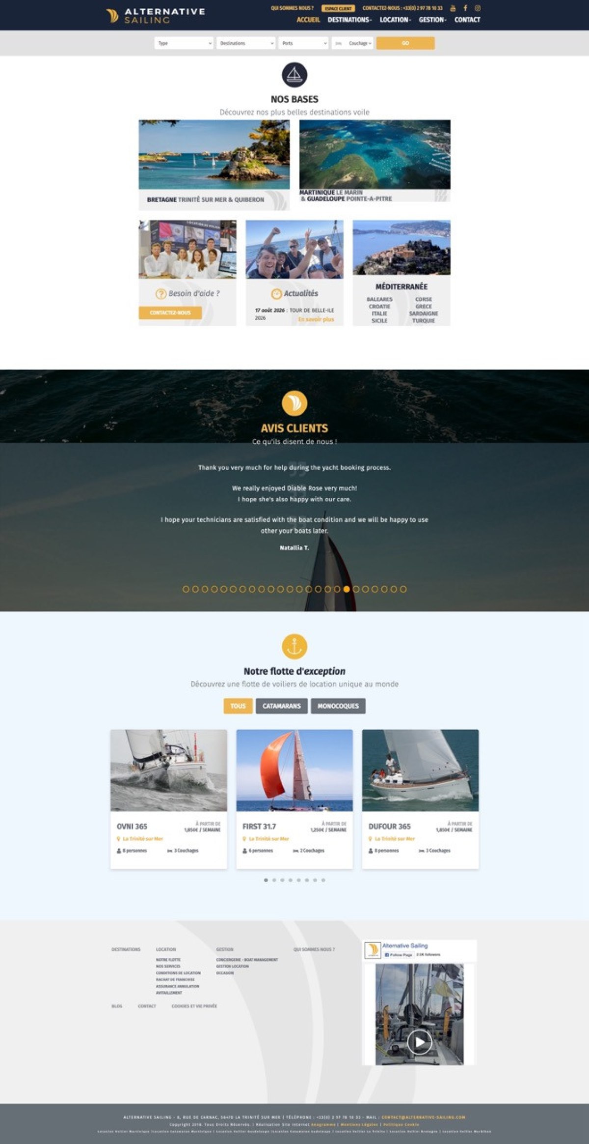 Aperçu du projet Alternative Sailing