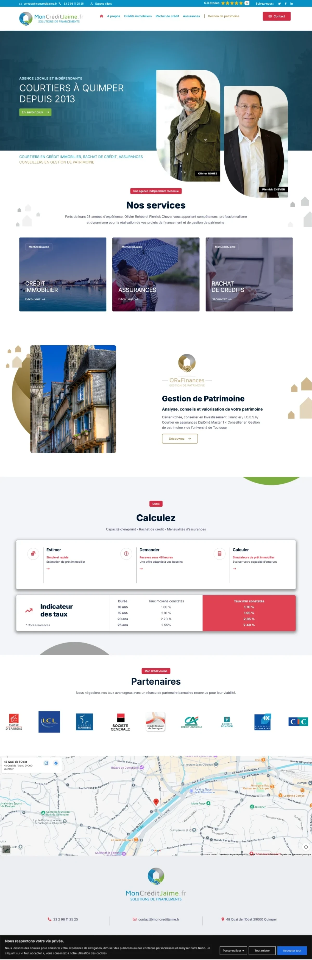 Aperçu du projet Mon Crédit J’aime